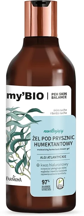 Farmona My'bio Moisturizing Humectant Shower Gel Atlantic Algae Gel za tuširanje "Atlantske alge"