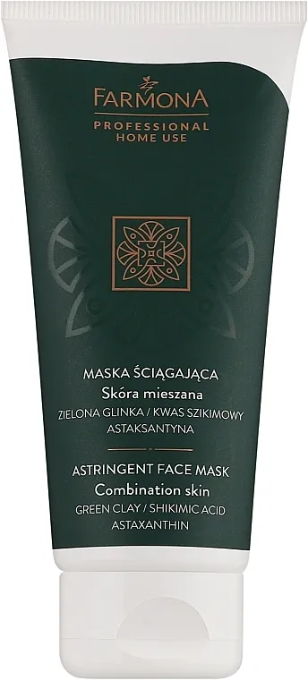 Farmona Professional Home Use Astringent Face Mask For Combination Skin Maska sa zelenom i belom glinom