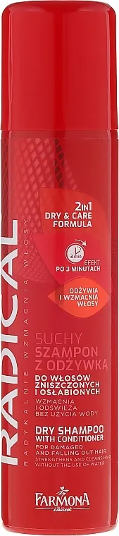 Farmona Radical Dry Shampoo with Conditioner for Damaged And Falling Out Hair Suhi šampon i regenerator