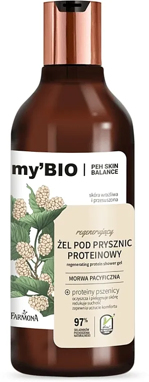 Farmona Regenerating Protein Shower Gel Pacific Mulberry Gel za tuširanje "Tihookeanski dud"