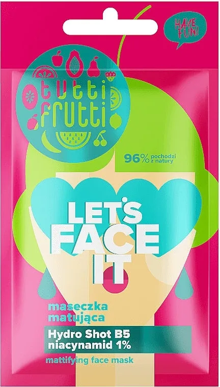 Farmona Tutti Frutti Let`s Face It Mattifying Face Mask Matirajuća maska za lice