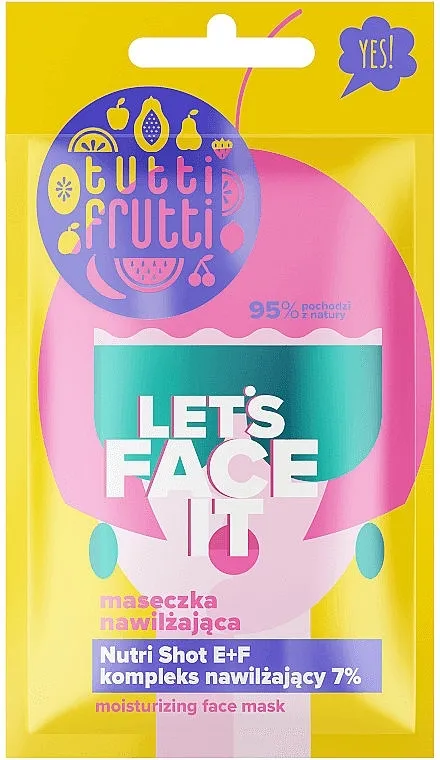 Farmona Tutti Frutti Let`s Face It Moisturizing Face Mask Hidratantna maska za lice