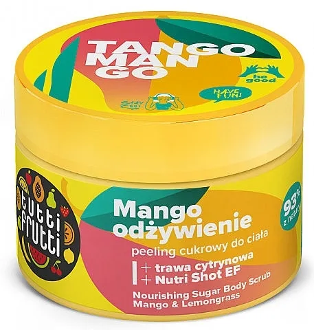 Farmona Tutti Frutti Mango &amp; Lemongrass Sugar Scrub Šećerni piling za tijelo "Mango i limunska trava"