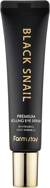 FarmStay Black Snail Premium Rolling Eye Serum Eye Roller Serum