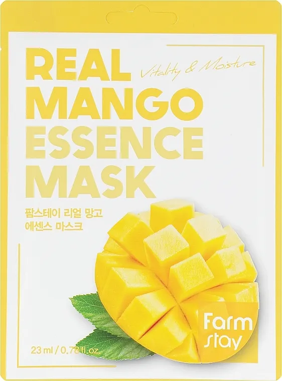 FarmStay Real Mango Essence Mask Sheet maska ​​s ekstraktom manga