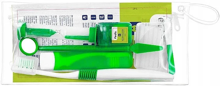 Feelo Ortho Ortodonski set, 18 delova, zeleni