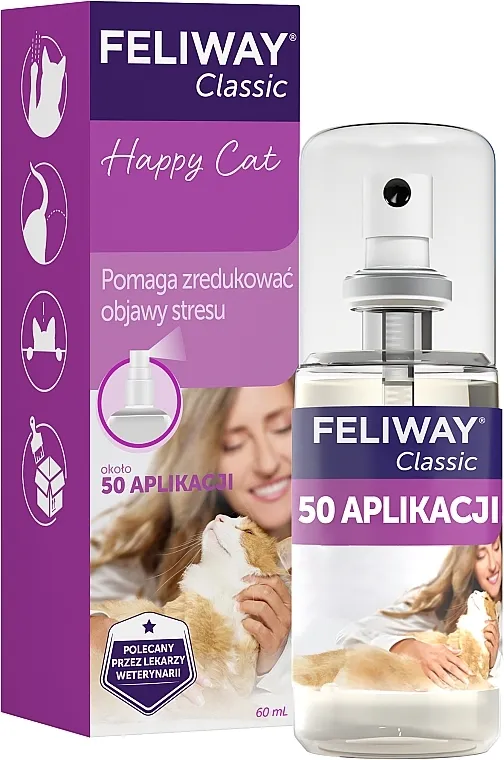 Feliway Classic Umirujući sprej za mačke sa feromonima tokom stresa