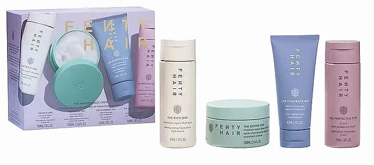 Fenty Beauty The Maintenance Crew Universal Start'r Kit (shm/90ml + cond/100ml + mask/cond/60ml + hair/cr/90ml) Set za negu kose