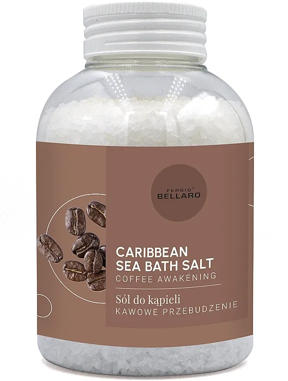 Fergio Bellaro Caribbean Sea Bath Salt Coffee Awakening So za kupanje "Kafeno buđenje"