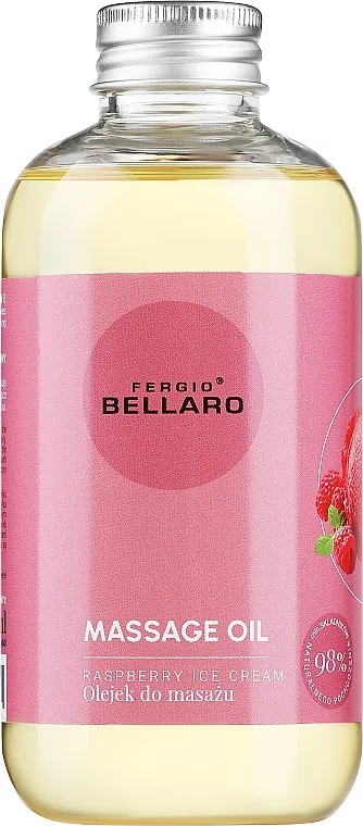 Fergio Bellaro Massage Oil Raspberry Ice Cream Ulje za masažu "Sladoled od maline"