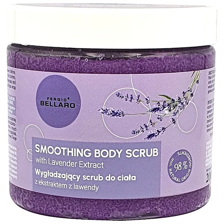 Fergio Bellaro Smoothing Body Scrub Glatki piling za telo sa ekstraktom lavande