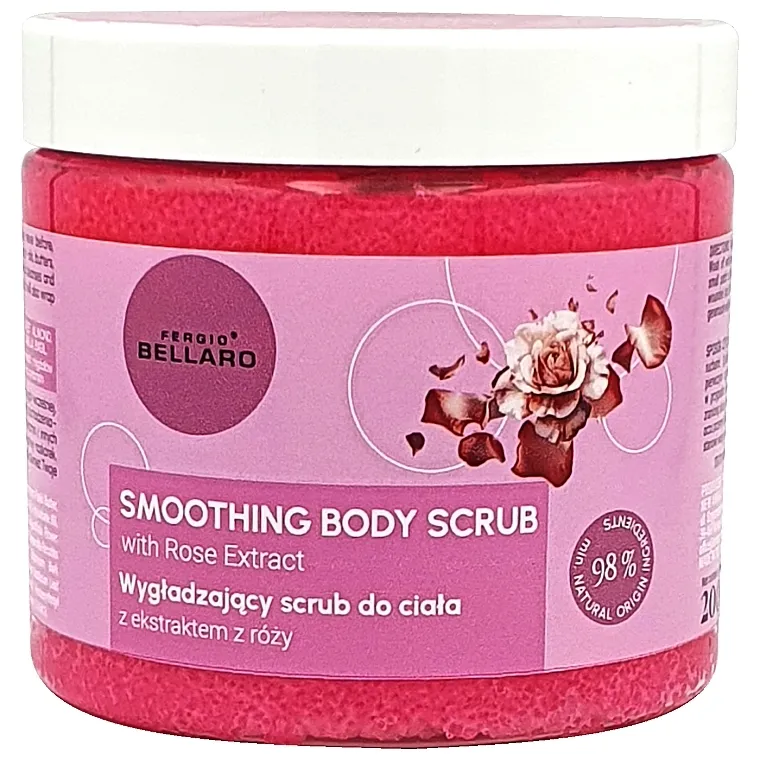 Fergio Bellaro Smoothing Body Scrub Piling za telo sa ekstraktom ruže