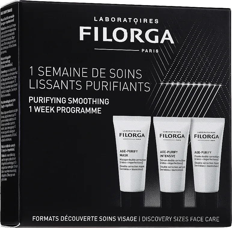 Filorga Age Purify Purifying Smoothing (mask/7ml + serum/7ml + fl/7ml) Set minijatura