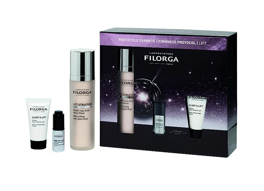 Filorga Lift-Structure Radiance Firmness Protocol (f/fluid/50ml + f/cr/15ml + f/ser/5ml) Set
