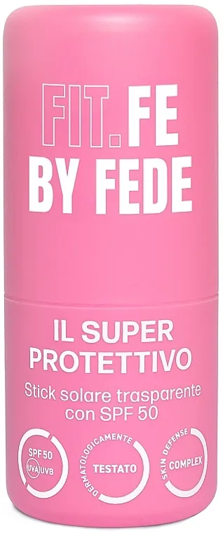 Fit.Fe By Fede The Shielder Transparent Sunscreen Stick SPF50 Zaštitni štapić za lice od sunca