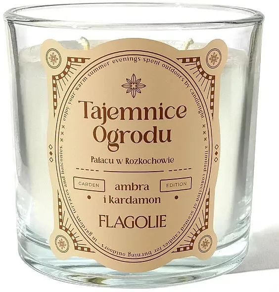 Flagolie Amber And Cardamom Scented Candle Mirisna sveća u čaši 'Ćilibar i kardamom'
