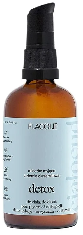 Flagolie Detox Detoks mleko za telo sa diatomitom