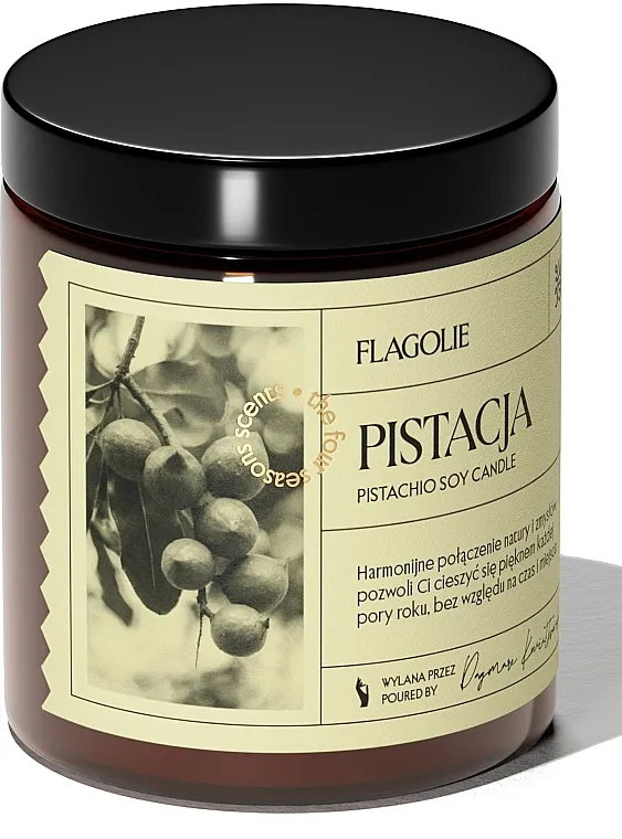 Flagolie Four Seasons Collection Pistachio Scented Candle Mirisna sveća 'Pistaći'