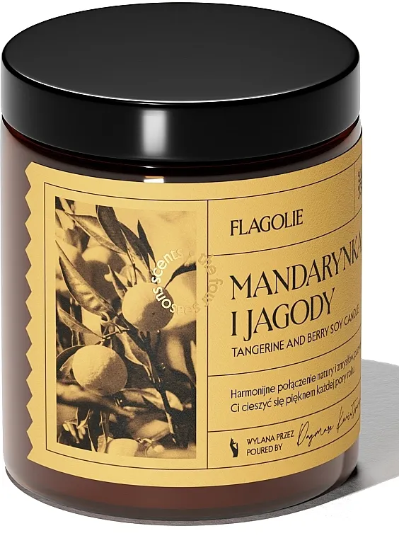 Flagolie Four Seasons Collection Tangerine And Berry Scented Candle Aromatična sveća 'Mandarina i bobice'