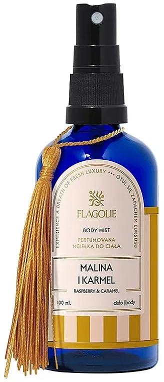 Flagolie Raspberry And Caramel Perfumed Body Mist Sprej za telo