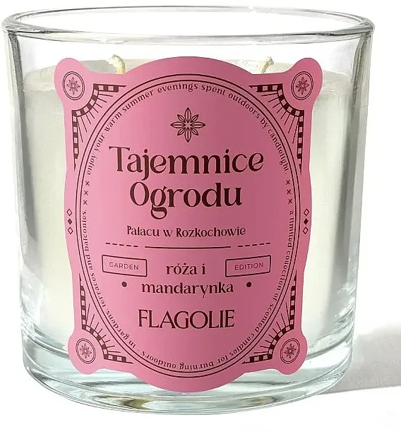 Flagolie Rose And Mandarin Scented Candle Aromatična sveća u čaši "Ruža i mandarina"
