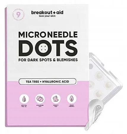 Flasteri za akne Breakout + Aid Microneedle Dots For Dark Spots And Blemishes