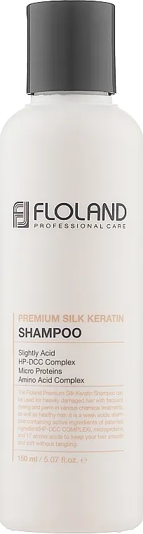 Floland Premium Silk Keratin Shampoo Šampon za obnavljanje oštećene kose