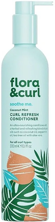 Flora &amp; Curl Soothe Me Coconut Mint Scalp Refresh Shampoo Osvježavajući šampon sa dozatorom