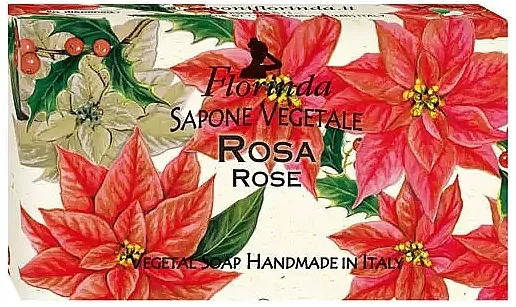 Florinda Christmas Collection Soap Toaletni sapun "Rose"