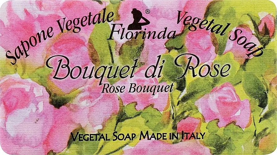 Florinda Sapone Vegetale Vegetal Soap Rose Bouquet Prirodni sapun "Buket ruža"