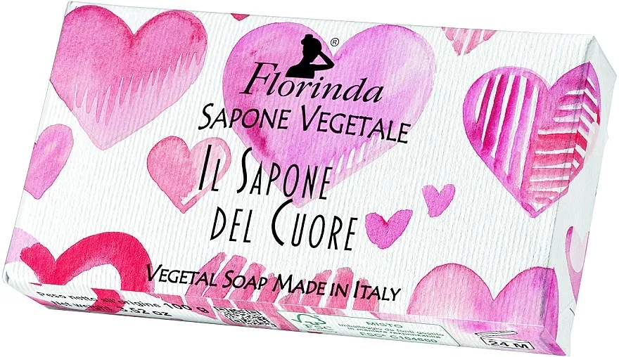 Florinda Vegetal Soap Prirodni sapun, crveno srce