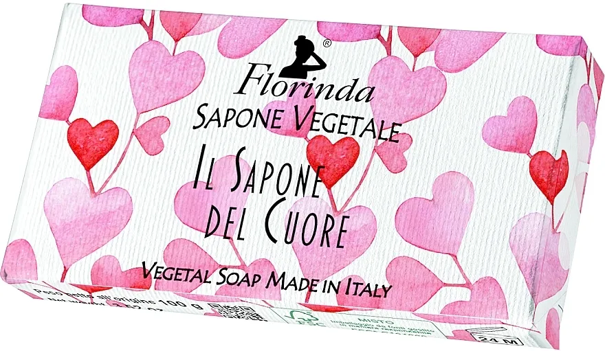 Florinda Vegetal Soap Prirodni sapun, grančice srca