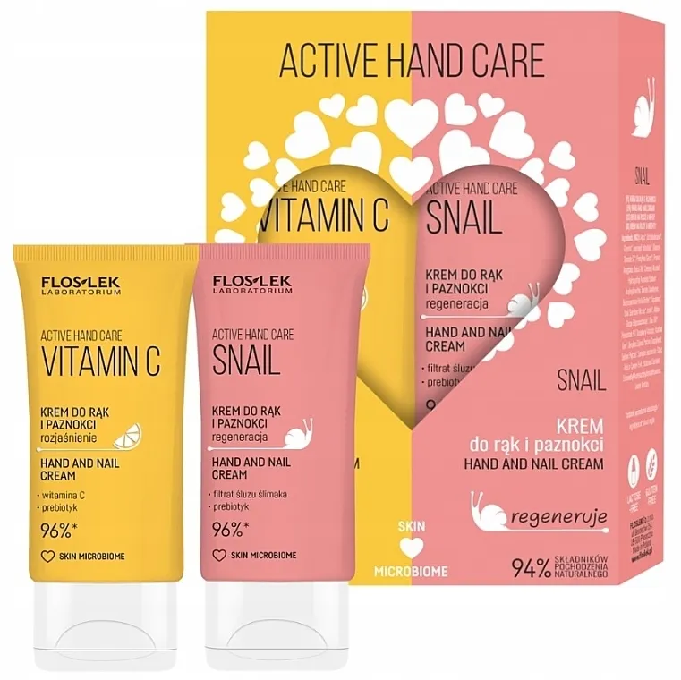 Floslek Active Hand Care Set (h/cr/2x50ml)