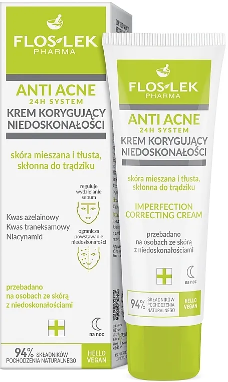 Floslek Anti Acne 24h System Imperfection Correcting Cream Krema za kombinovanu i masnu kožu lica