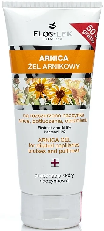Floslek Arnica Gel For Dilated Capillaries, Bruises And Puffines Gel za lice protiv oteklina i modrica Arnika