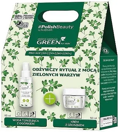 Floslek Green For Skin (toner/95ml + cream/50ml) Set