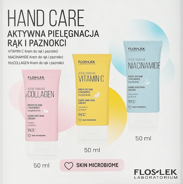 Floslek Hand Care (h/cr/3x50ml) Komplet