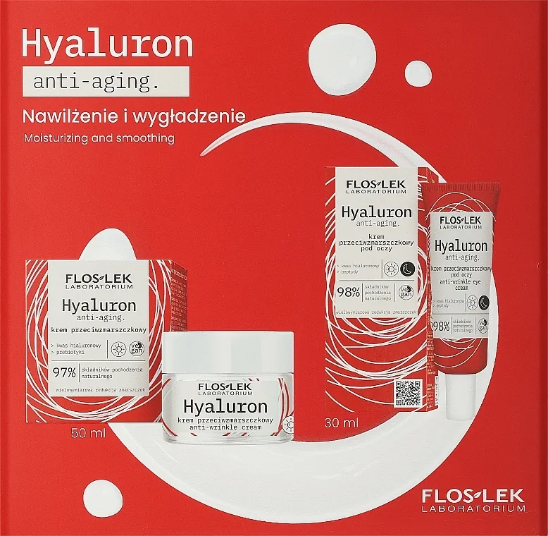 Floslek Hyaluron Anti- Aging (eye/cr/30ml + f/cr/50ml) Komplet