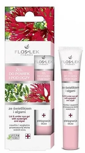 Floslek Lid And Under Eye Gel With Eyebright And Algae Gel za kapke i kožu oko očiju s očnicom i morskim algama