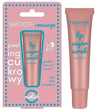 Floslek Lip Care Lip Scrub Nudish Šećerni piling za usne