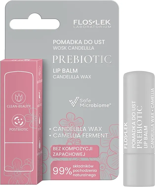 Floslek Prebiotic Lip Balm Candelilla Wax Balzam za usne sa kandelila voskom