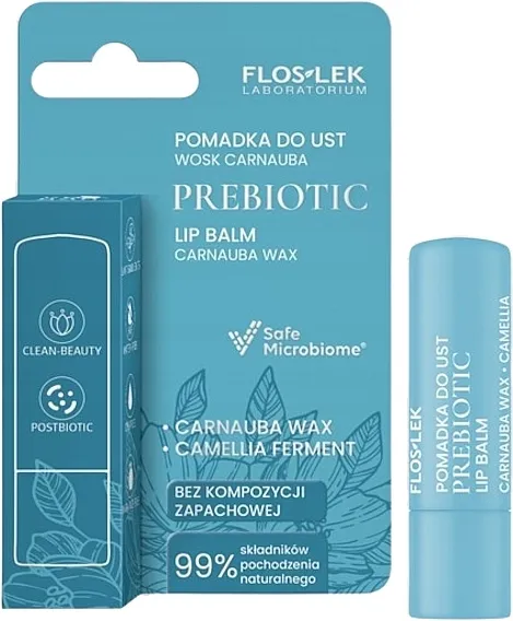 Floslek Prebiotic Lip Balm Carnauba Wax Balzam za usne sa karnauba voskom