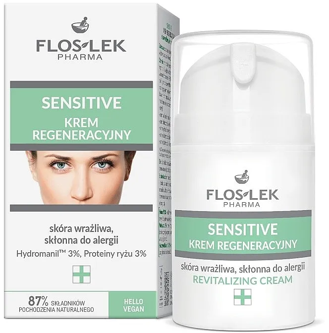 Floslek Sensitive Revitalizing Cream Regenerativna krema za osetljivu kožu sklonu alergijama