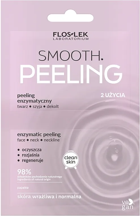 Floslek Smooth Peeling Enzimski piling za lice, vrat i dekolte