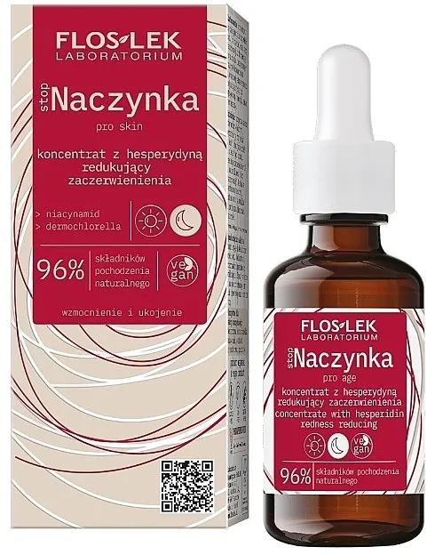 Floslek Stop Capillary Concentrate With Hesperidin Reducing Face Redness Koncentrat protiv crvenila sa hesperidinom