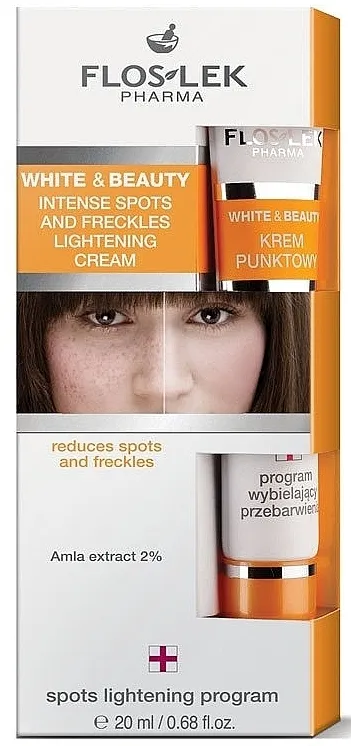 Floslek White &amp; Beauty Intense Spots And Freckles Lightening Cream Krema za intenzivno posvjetljivanje staračkih mrlja i pjega