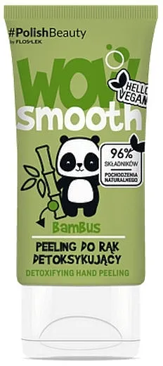 Floslek Wow Smooth! Detoxifying Hand Peeling Bamboo Piling-detox za ruke s bambusom