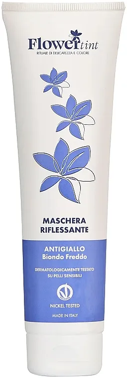 FlowerTint Reflective Mask Antigiallo Biondo Freddo Tonirajuća maska za kosu protiv žutih tonova, hladno-plava