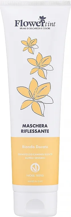 FlowerTint Reflective Mask Biondo Dorato Tonirajuća maska za kosu, zlatno-plava