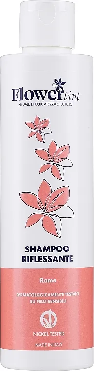FlowerTint Shampoo Riflessante Rame Tonirajući šampon za kosu, bakar